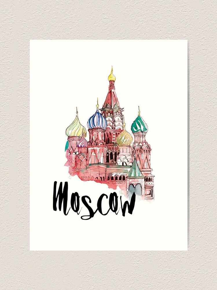 Alternate view of Moscow Art Print