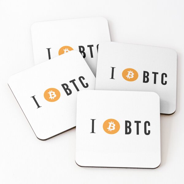 Item preview, I love BTC designed and sold by Bouzdesigns.