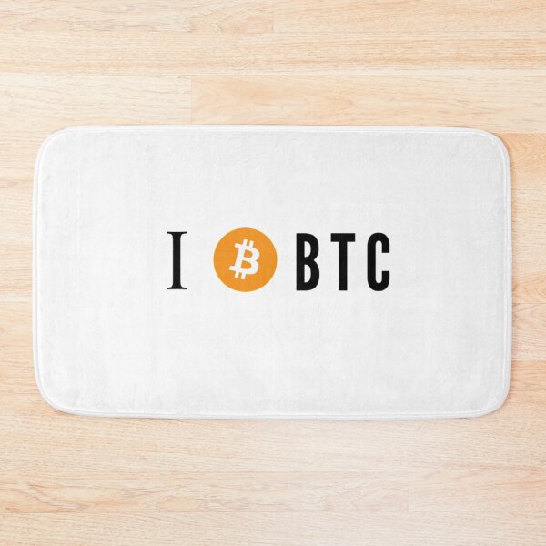 Item preview, I love BTC designed and sold by Bouzdesigns.