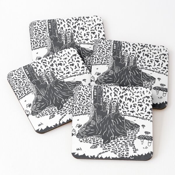 Item preview, Illustration engraving castle tree designed and sold by Arthur Loeuil.
