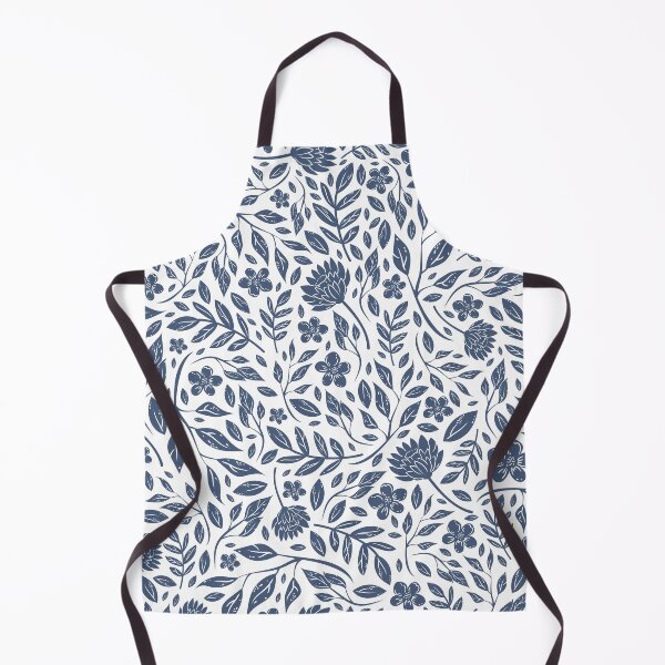 Item preview, Delft Blue Botanical Florals designed and sold by junkydotcom.