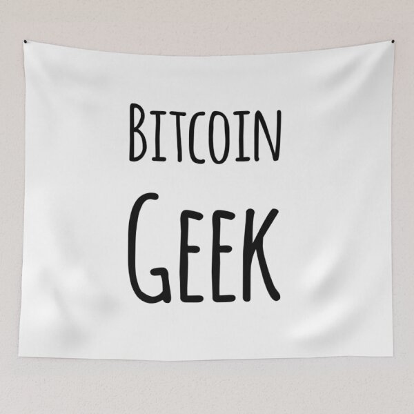 Item preview, Bitcoin Geek designed and sold by Bouzdesigns.