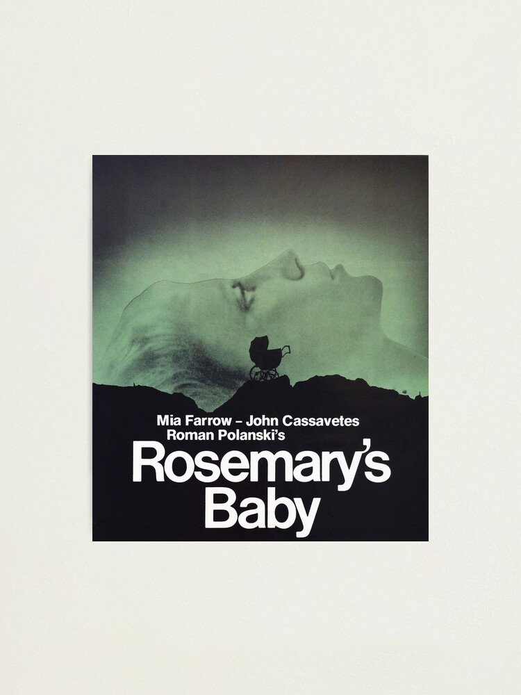 Rosemary's Baby - 70s horror film vintage poster