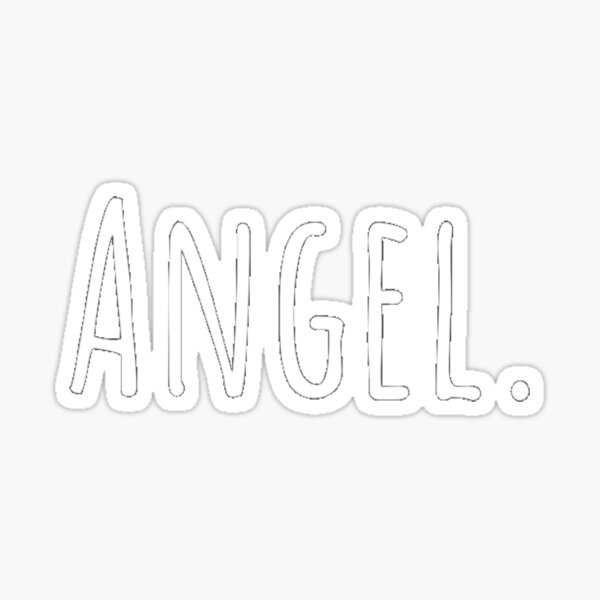 Angel Cake Stickers Redbubble - roblox angel dust face decal