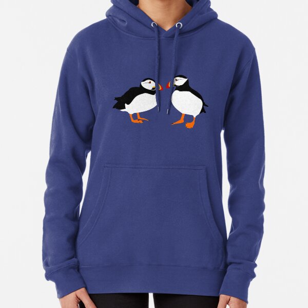 Farne Island Puffins Pullover Hoodie