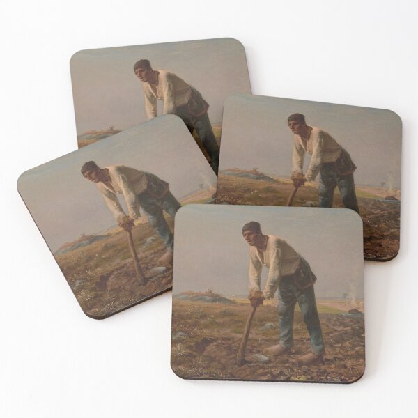 Item preview, Man with a Hoe - Jean-François Millet designed and sold by themasters.