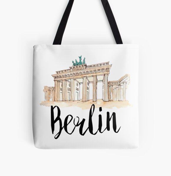 Berlin Tote bag doublé