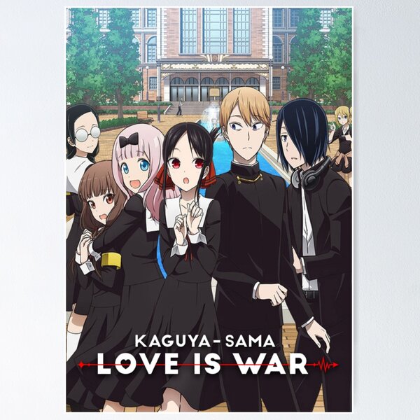Kaguya-sama wa Kokurasetai：Tensai-tachi no Renai Zunousen：Love is War  Poster - Japan Anime Kraft Paper Vintage Poster Wall Decor