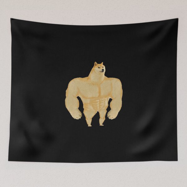 Item preview, Swole doge Buff doge designed and sold by srturk.