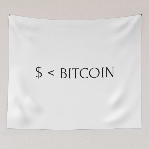 Item preview, $ < Bitcoin designed and sold by Bouzdesigns.