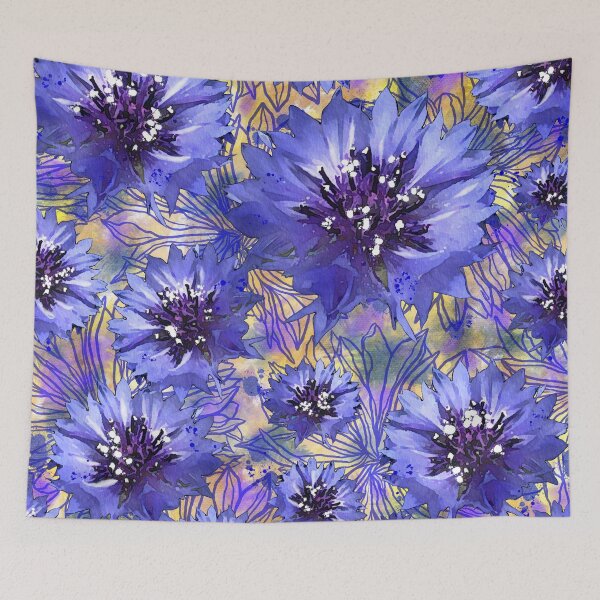 Item preview, Field of Cornflowers designed and sold by RC-aRtY.