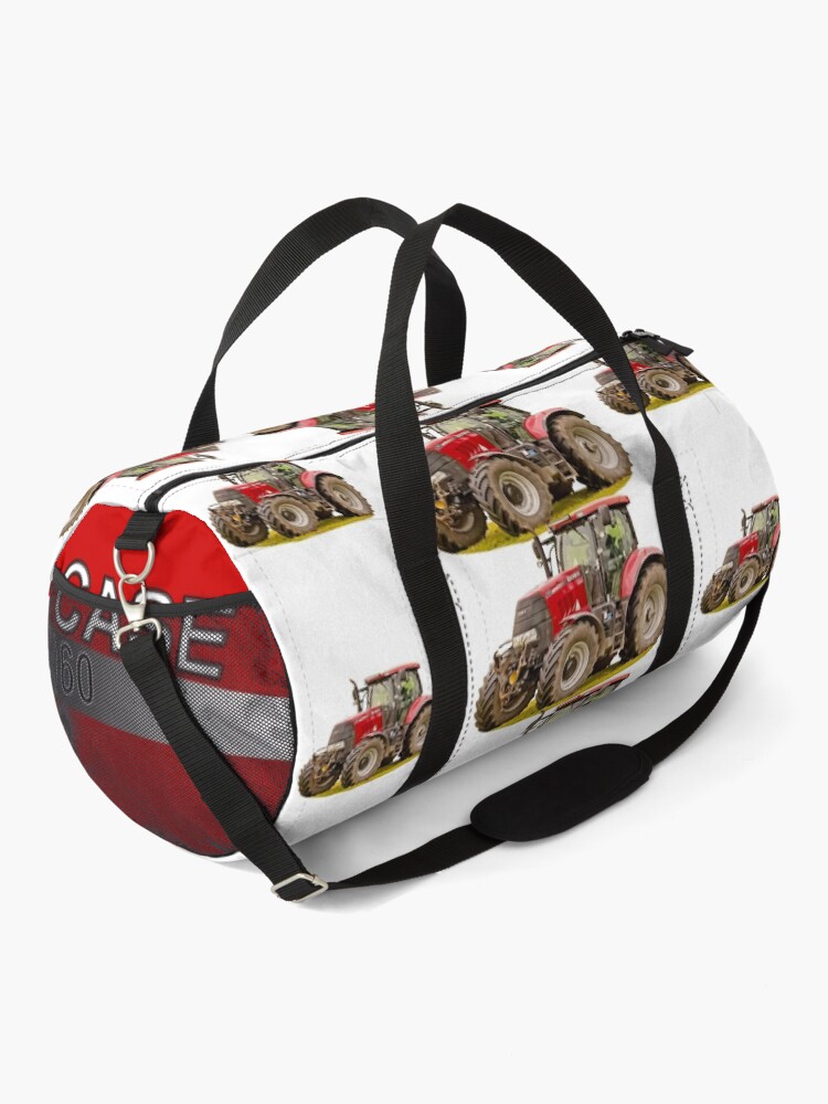 "Red tractor, Case 160." Duffle Bag by Millysuewood Redbubble