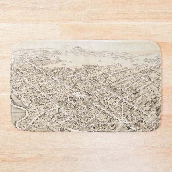 Item preview, Vintage Lancaster OH Map (1885) designed and sold by BravuraMedia.