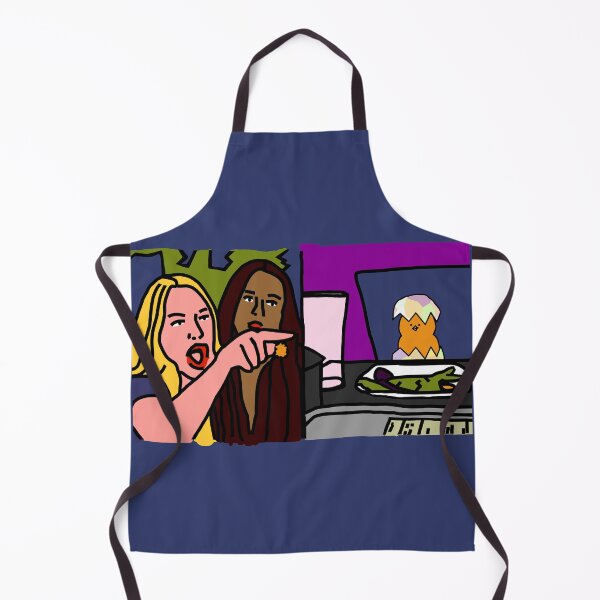 Item preview, Woman Yelling Cat Memes with Easter Chicken designed and sold by ellenhenry.