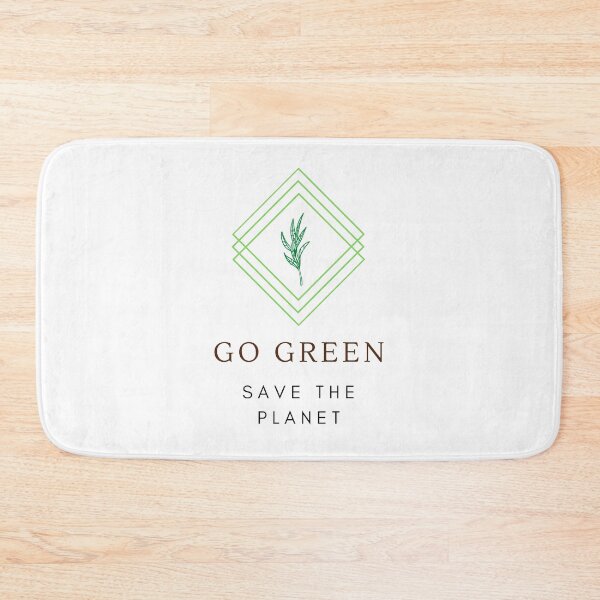 Item preview, Go green save the planet designed and sold by PositiveImpulse.