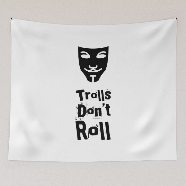 Item preview, Brazilian Jiu Jitsu (BJJ) Trolls Don't Roll, Funny Design designed and sold by Johnny Brabo BJJ Apparel.