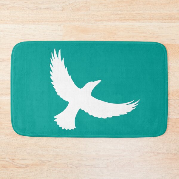 Item preview, Magpie Flight – White on Teal designed and sold by ImperfectLife.