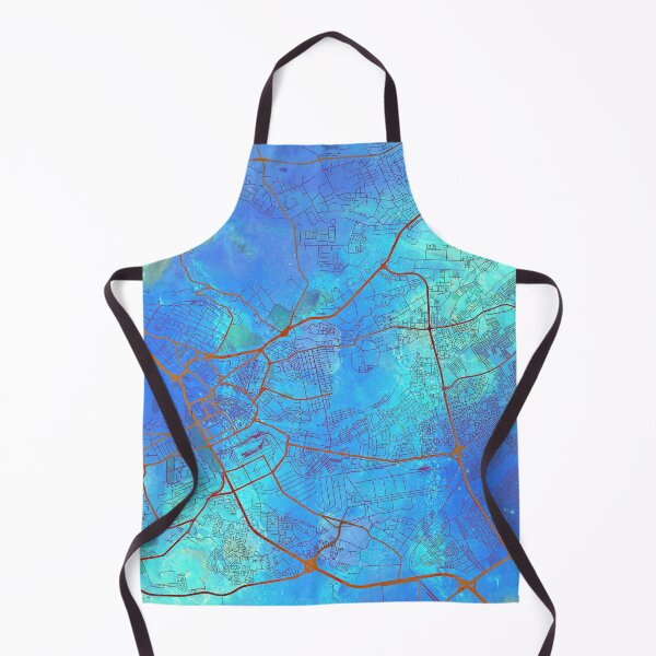 Item preview, Nairobi Kenya Watercolor Street Map Blue Lagoon designed and sold by IvonDesign.