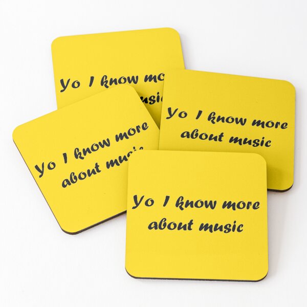 Item preview, Yo I know more about music designed and sold by littledinosaurs.