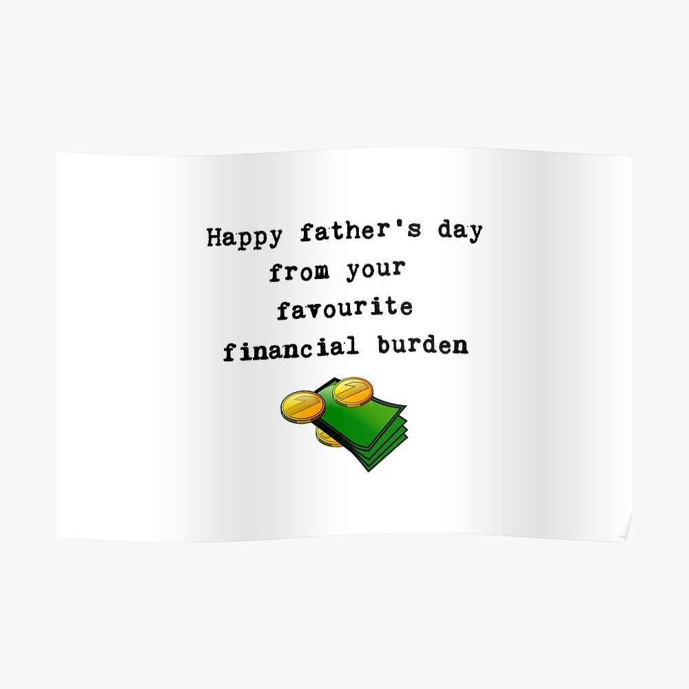 happy fathers day from your favourite financial burden mug