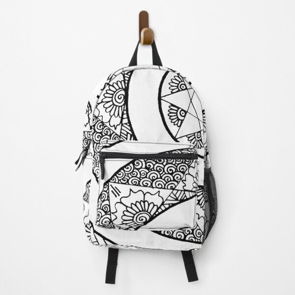 Item preview, Flower Star Mandala - White Black Large designed and sold by GrandTartaria.