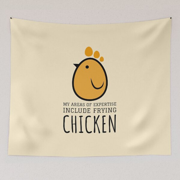 Item preview, Cute Egg Chicken Kitchen Cooking Quote Meme designed and sold by javes93.