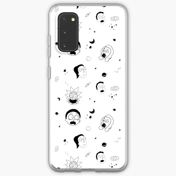Rick and Morty Space Pattern Samsung Galaxy Soft Case