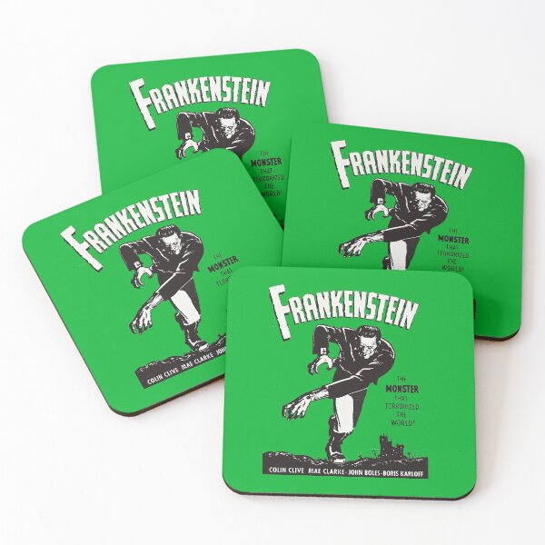 Item preview, Frankenstein Vintage Horror Movie Poster Scary Halloween Monster designed and sold by TopTeeShop.