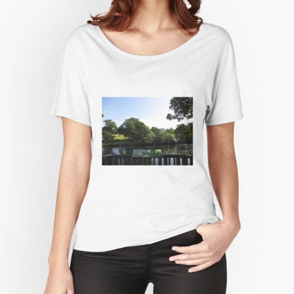 Merch #93 -- Chesters Bridge Board - Distant Shot (Hadrian's Wall) Relaxed Fit T-Shirt
