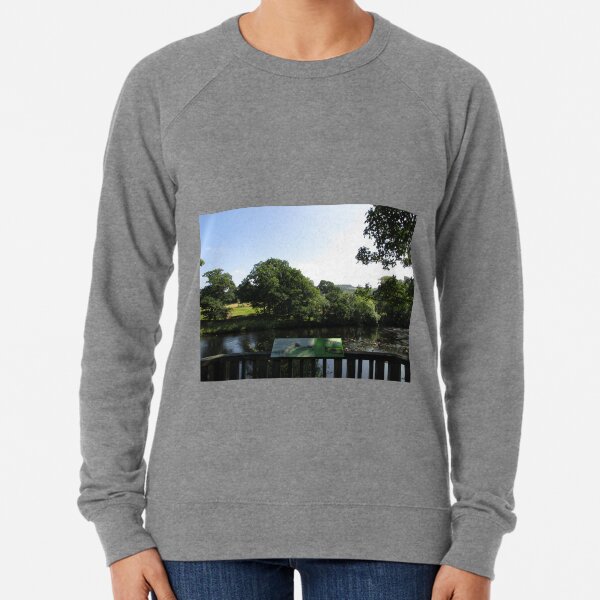 Merch #93 -- Chesters Bridge Board - Distant Shot (Hadrian's Wall) Lightweight Sweatshirt