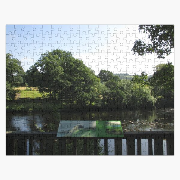 Merch #93 -- Chesters Bridge Board - Distant Shot (Hadrian's Wall) Jigsaw Puzzle