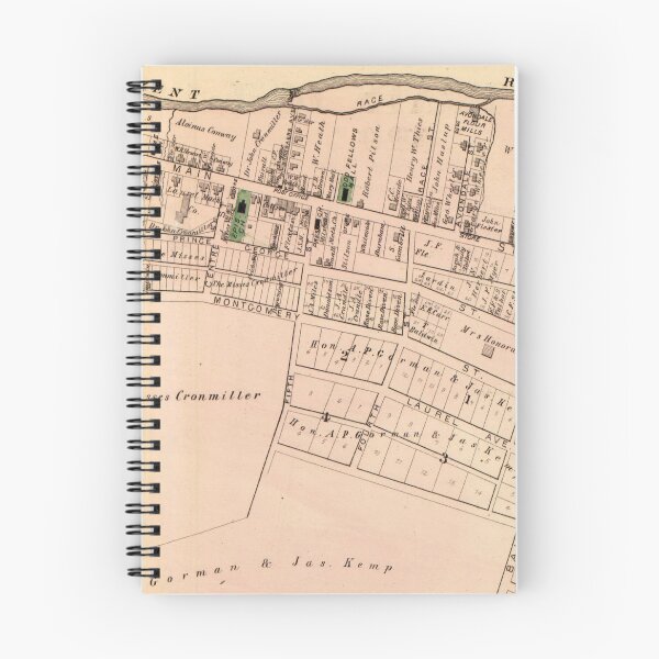 Item preview, Vintage Laurel MD Map (1879) designed and sold by BravuraMedia.