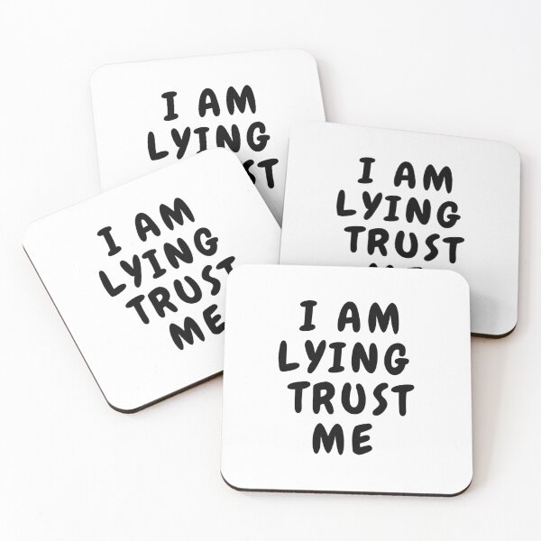 Item preview, I AM LYING TRUST ME  FUNNY T SHIRT  designed and sold by HIPNOTIZAR  CRAFTS.