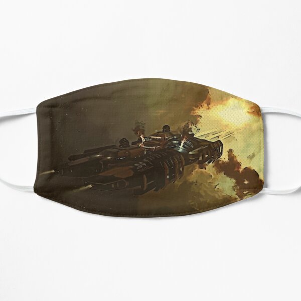 Spaceship from EVE online fan art Flat Mask