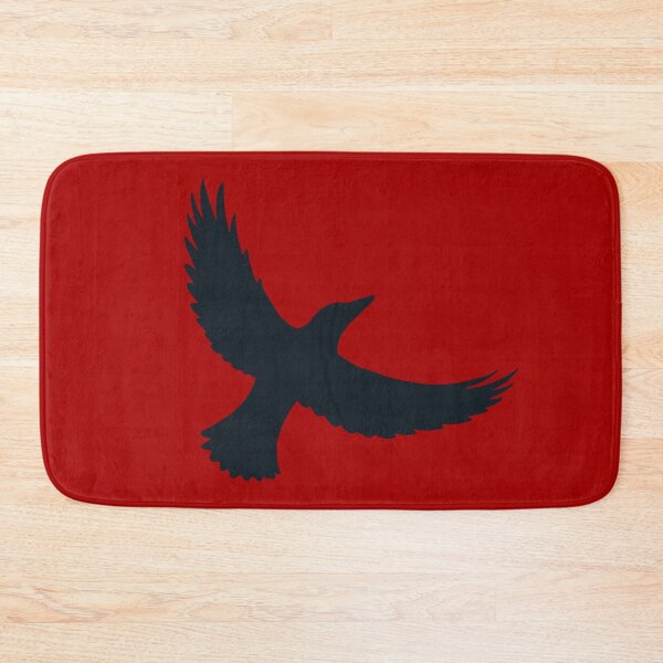 Item preview, Magpie Flight – Black on Red designed and sold by ImperfectLife.