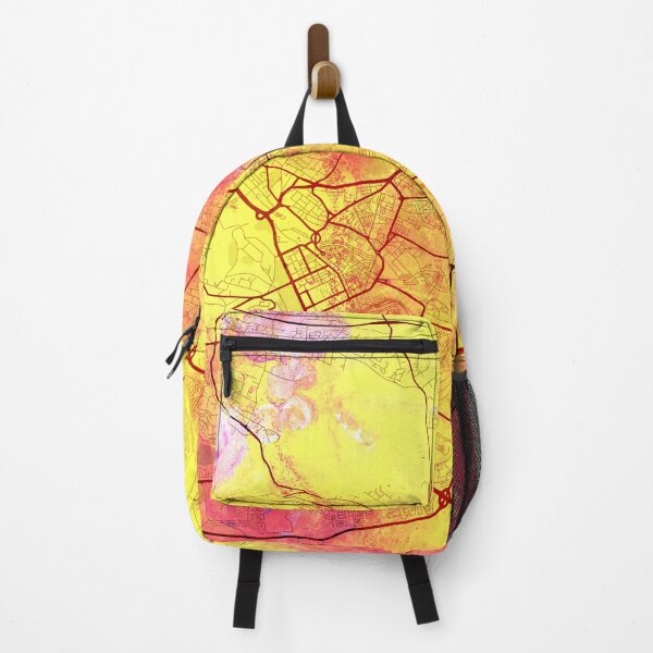 Item preview, Nairobi Kenya Watercolor Street Map Magma Eruption designed and sold by IvonDesign.