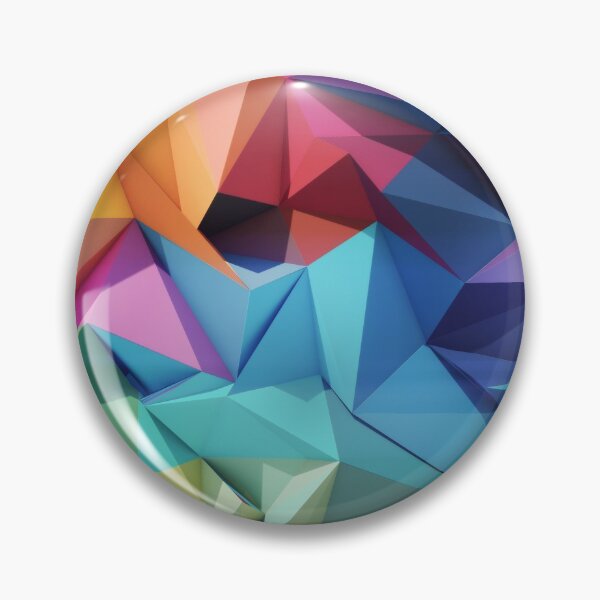 Item preview,  multicolored abstract triangles designed and sold by MAROKHOVSKIS  ™.
