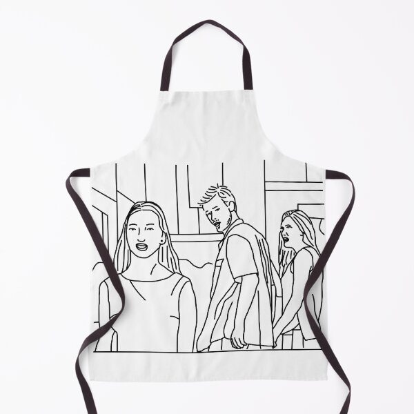 Item preview, Distracted Boyfriend Meme Outline designed and sold by ellenhenry.