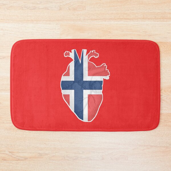 Item preview, Heart beating for Norway, Norges flagg, Noregs flagg designed and sold by Kinisis.