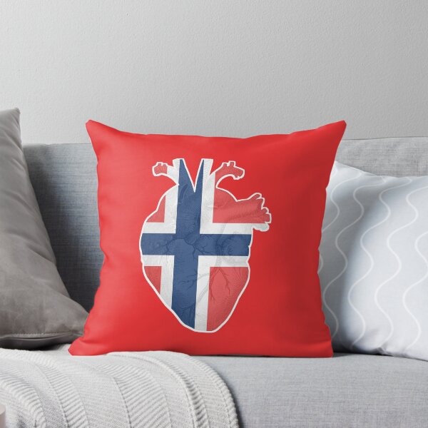 Item preview, Heart beating for Norway, Norges flagg, Noregs flagg designed and sold by Kinisis.