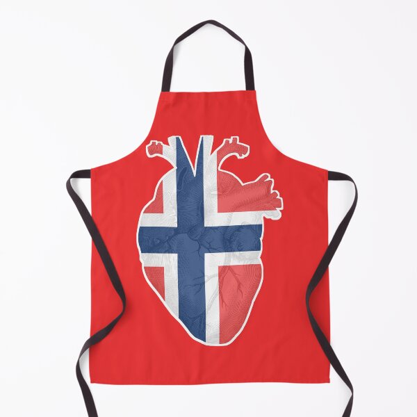 Item preview, Heart beating for Norway, Norges flagg, Noregs flagg designed and sold by Kinisis.