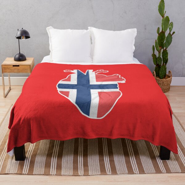 Item preview, Heart beating for Norway, Norges flagg, Noregs flagg designed and sold by Kinisis.