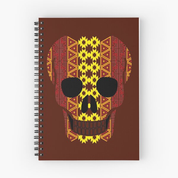 Item preview, Aztec Tribal Skull Design Red, Yellow and Orange designed and sold by Jake Purcell.
