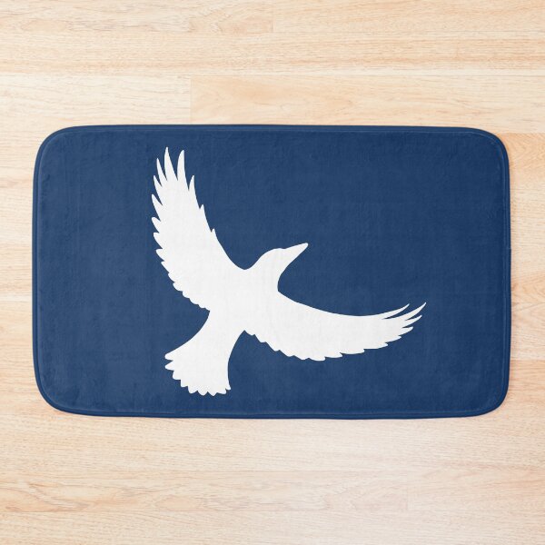 Item preview, Magpie Flight – White on Navy designed and sold by ImperfectLife.
