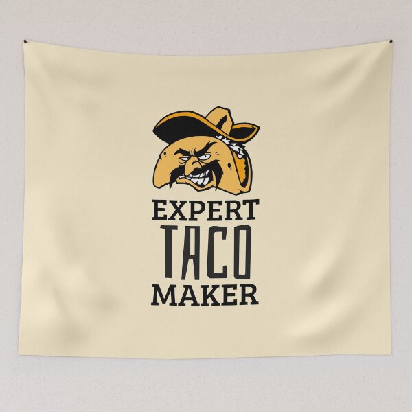 Item preview, Expert Taco Maker Home Cook Funny Cartoon Meme designed and sold by javes93.