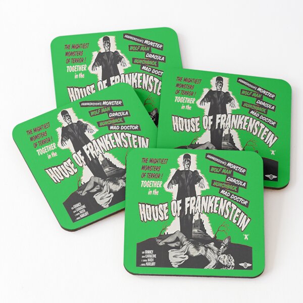 Item preview, Frankenstein Vintage Horror Movie Poster Scary Halloween Monster designed and sold by TopTeeShop.