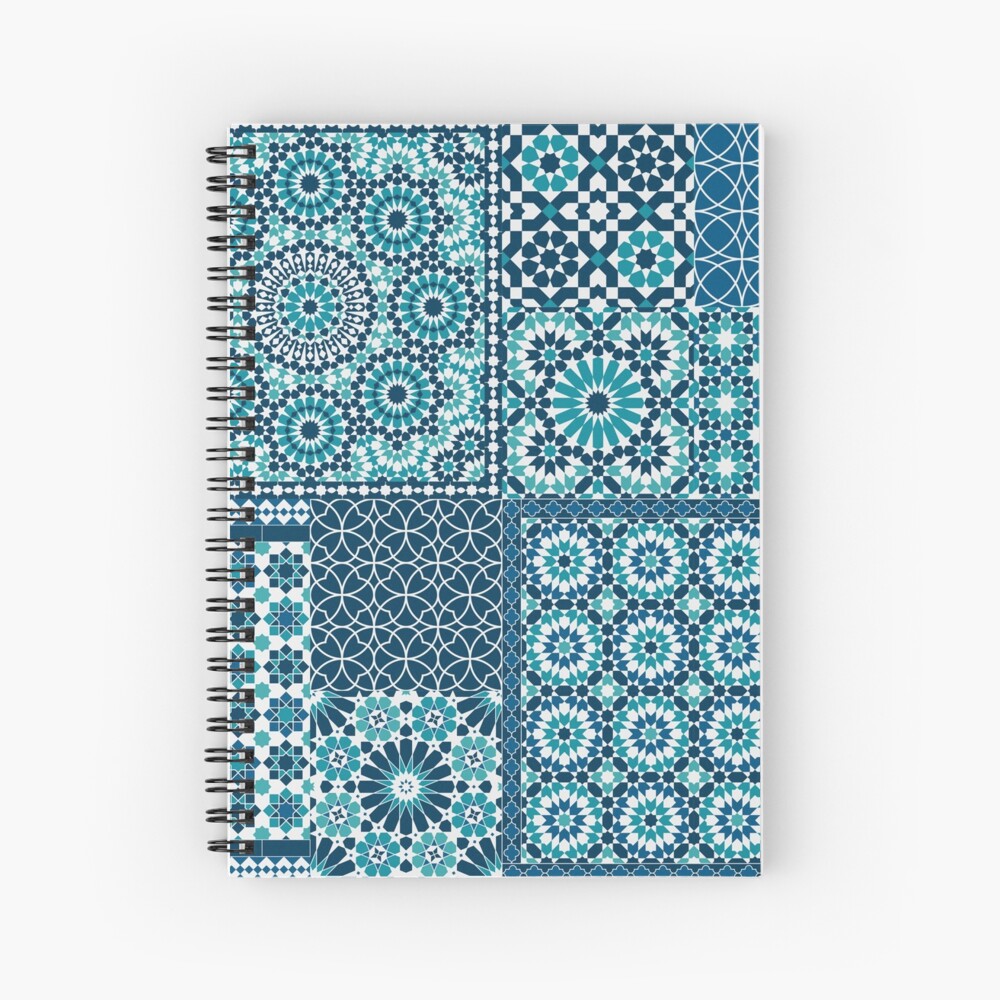 Moroccan tiles 1 Spiral Notebook