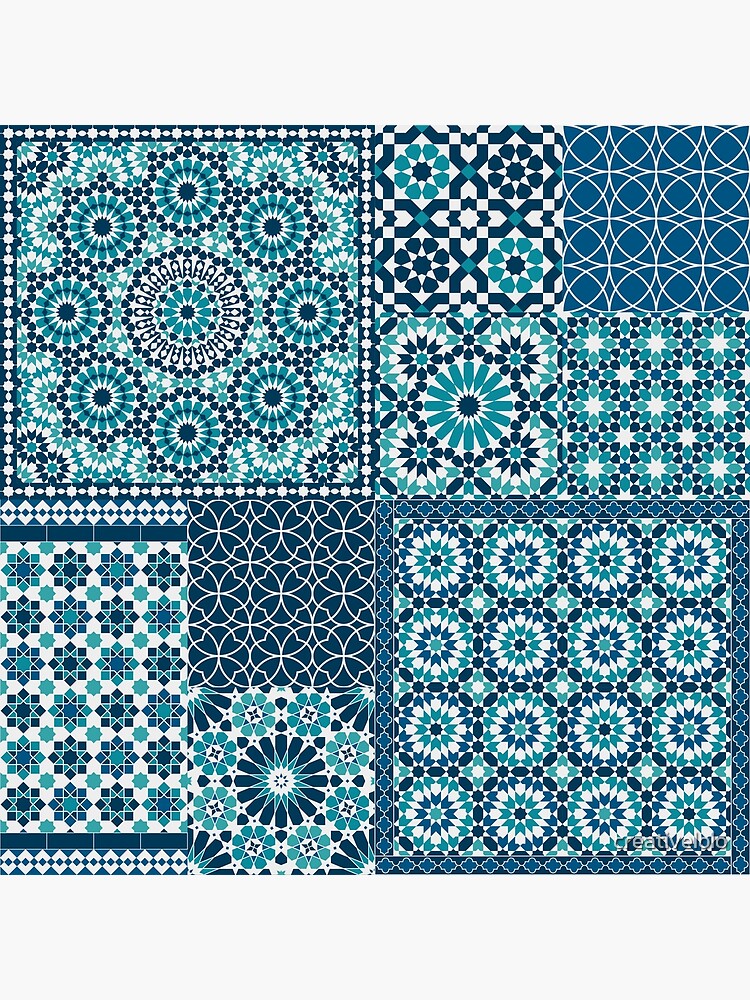 Moroccan tiles 1 by creativelolo