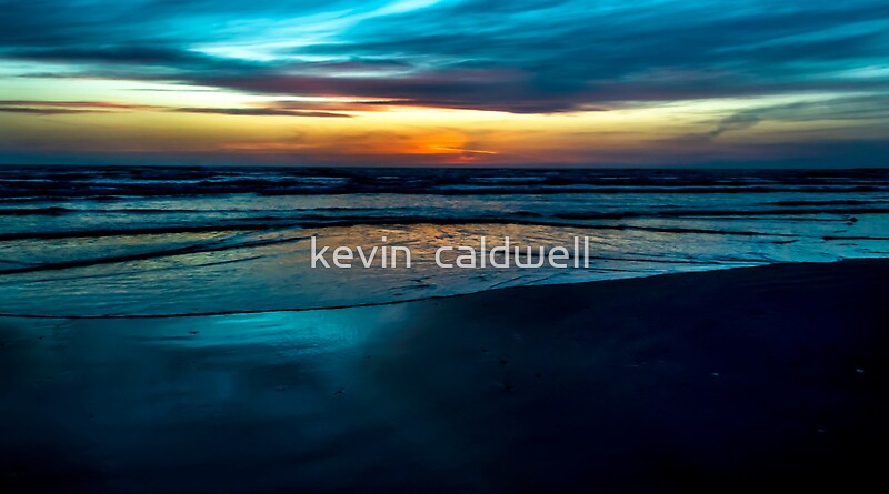 Neptune Beach Sunset By Kevin Caldwell Redbubble