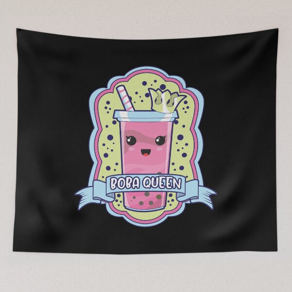 Item preview, Cute Boba Queen Kawaii Bubble Tea Boba Anime designed and sold by perfectpresents.
